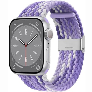Punottu kellon renneke Apple Watch 9 (45mm) - Gradient purple