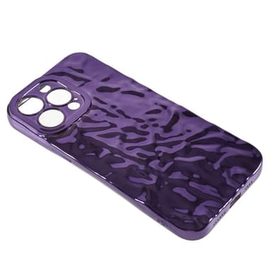 iPhone 15 Pro TPU Kuori Elektroplating Rypistynyt Epätasainen Puhelimen Suojakotelo
