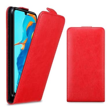Huawei P30 LITE Suojakuori Lompakkokotelo (Punainen)