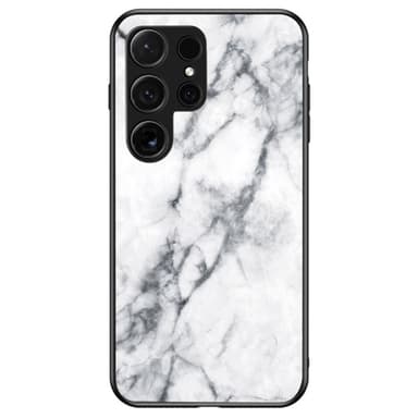 SKALO Samsung S24 Ultra Marmori karkaistu lasi TPU-suojakuori - #1