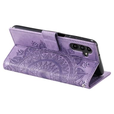 SKALO Samsung S23 FE Mandala lompakkokotelo - Violetti