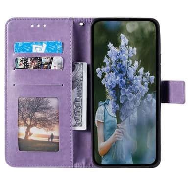 SKALO Samsung S23 FE Mandala lompakkokotelo - Violetti