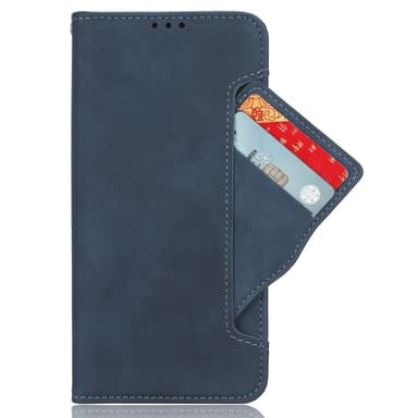 SKALO Xiaomi Redmi 13C 4G 6-lokeroa Lompakkokotelo - Sininen