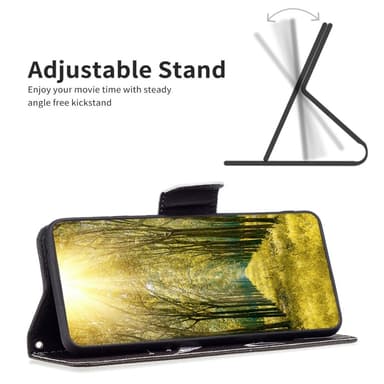 Samsung Galaxy S24 Ultra Lompakkotelineen kotelo Kuviollinen puhelimen kansi