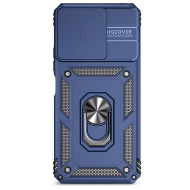 SKALO Xiaomi Redmi 13C 4G Armor hybridi metallirengas kameran liukusäädin - Sininen