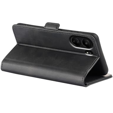 SKALO Xiaomi Redmi 13C 4G Premium Wallet Lompakkokotelo - Musta