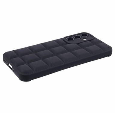 SKALO Samsung A15 4G Puffer Bumper TPU-suojakuori - Musta