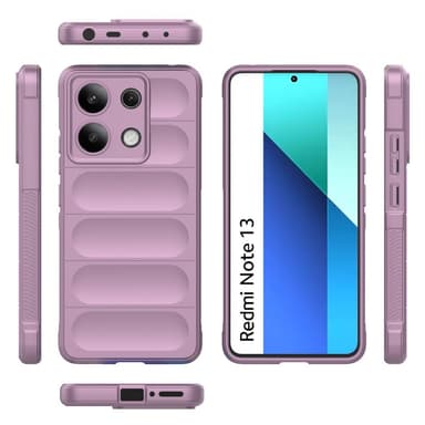 SKALO Xiaomi Redmi Note 13 4G Rugged Bumpers TPU-suojakuori - Violetti