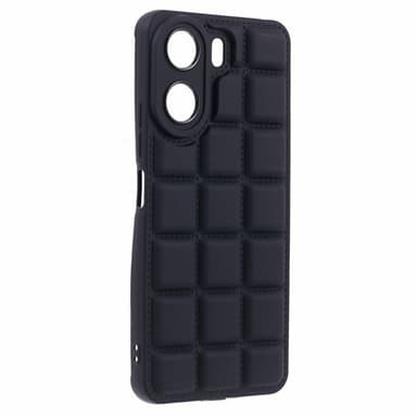 SKALO Xiaomi Redmi 13C 4G Puffer Bumper TPU-suojakuori - Musta