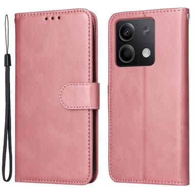 SKALO Xiaomi Redmi Note 13 5G PU-nahkainen Lompakkokotelo - Pinkki