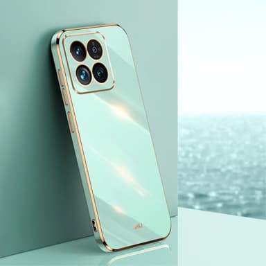 SKALO Xiaomi 14 5G XINLI TPU Suojakuori - Turkoosi