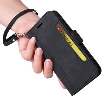 SKALO Xiaomi Redmi Note 13 5G BETOPNICE 001 Lompakkokotelo PU-nahkaa - Musta