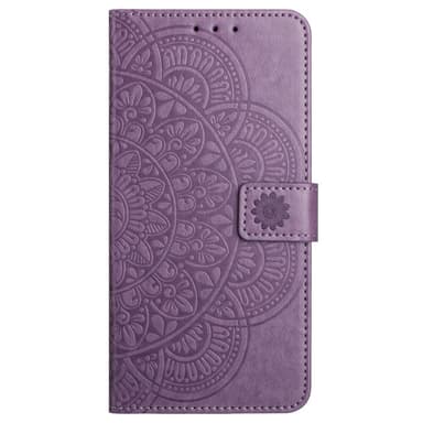 SKALO Xiaomi Redmi Note 13 Pro 5G Mandala lompakkokotelo - Violetti