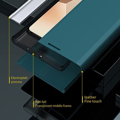 SKALO Xiaomi Redmi Note 13 Pro 5G Ultraslim PU nahkakotelo - Pinkki