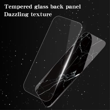 SKALO Xiaomi Redmi Note 13 5G Marmori karkaistu lasi TPU-suojakuori - #1
