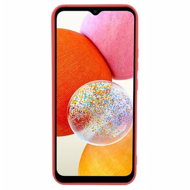 SKALO Samsung A15 5G Puffer Bumper TPU-suojakuori - Punainen