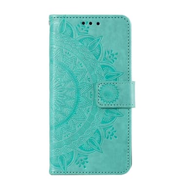 SKALO Xiaomi Redmi Note 13 4G Mandala lompakkokotelo - Turkoosi