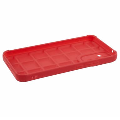 SKALO Samsung A15 5G Puffer Bumper TPU-suojakuori - Punainen