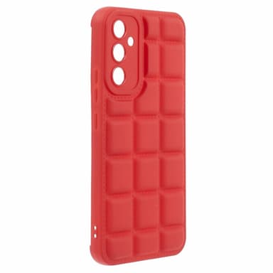 SKALO Samsung A15 5G Puffer Bumper TPU-suojakuori - Punainen