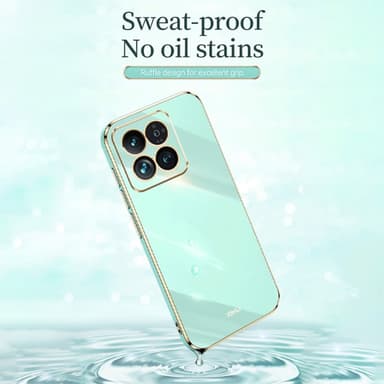 SKALO Xiaomi 14 5G XINLI TPU Suojakuori - Turkoosi