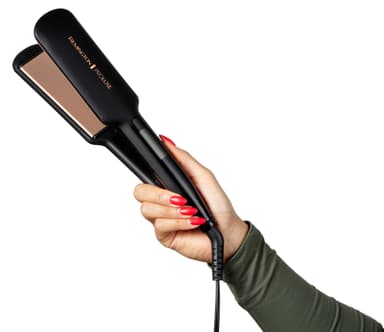 Remington PROLuxe Midnight suoristusrauta S9150B (musta ja ruusukulta)