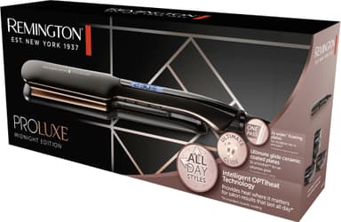 Remington PROLuxe Midnight suoristusrauta S9150B (musta ja ruusukulta)