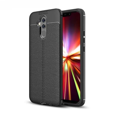 Nahkakuvioitu TPU kuori Huawei Mate 20 Lite (SNE-LX1)  - harmaa