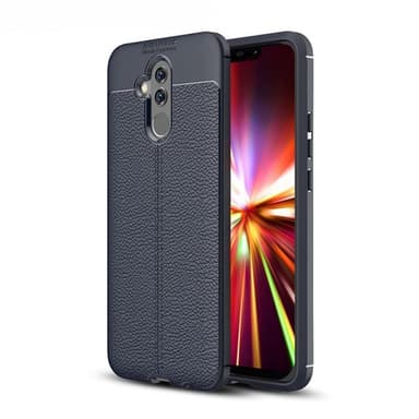 Nahkakuvioitu TPU kuori Huawei Mate 20 Lite (SNE-LX1)  - harmaa