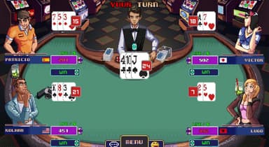 Super Blackjack Battle 2 Turbo Edition - The Card Warriors - PC Window