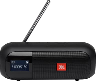 JBL Tuner 2 FM kannettava FM/DAB radio (musta)