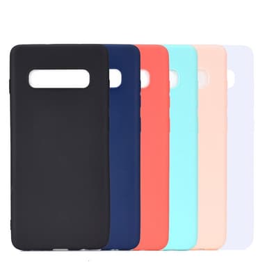 SKALO Samsung S10 Plus Ultraohut TPU-kuori - Punainen