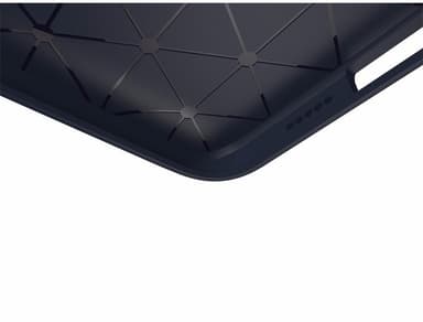 SKALO iPhone XS Max Armor Carbon Iskunkestävä TPU suojakuori - Punainen