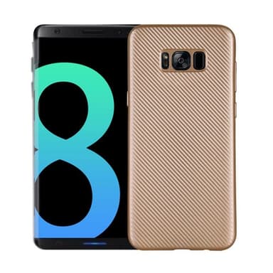 Carbon kuori Samsung Galaxy S8 Plus (SM-G955F)  - kulta