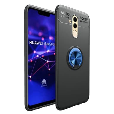 Huawei Mate 20 Lite Slim Ring kotelo (SNE-LX1)  - Musta / Sininen