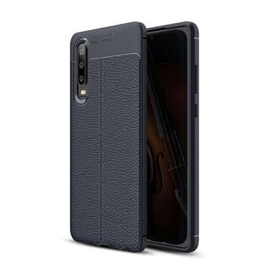 Nahkakuvioitu TPU kuori Huawei P30 Lite (MAR-LX1)  - sininen