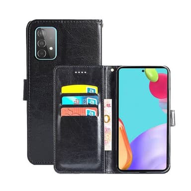 Lompakkokotelo 3-kortti Samsung Galaxy A52 5G  - musta