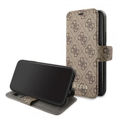 Guess iPhone 11 Pro Kotelo Monogram Ruskea