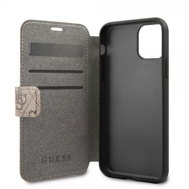 Guess iPhone 11 Pro Kotelo Monogram Ruskea
