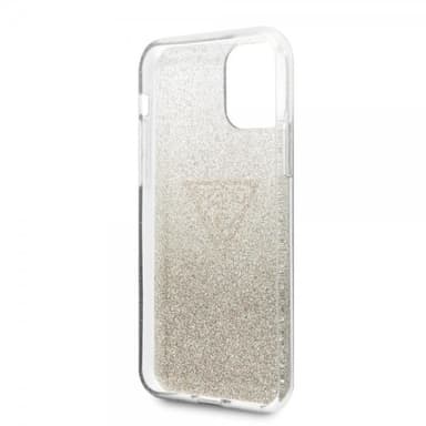 Guess iPhone 11 Suojakuori Solid Glitter Cover Keltainend
