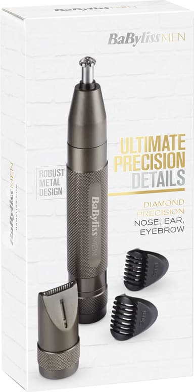 BaBylissMEN Metal Diamond Precision nenä- ja korvatrimmeri BAE110E