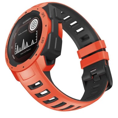 Twin Sport Rannekoru Armband Garmin Instinct- Oranssi/musta