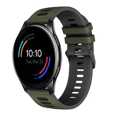 Twin Sport Rannekoru OnePlus Watch 46mm - Vihreä/musta