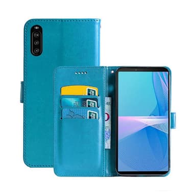 Lompakkokotelo 3-kortti Sony Xperia 10 III  - Vaaleansininen