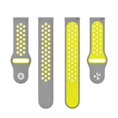 EBN Sport Rannekoru Huawei Watch 3 - Harmaa/keltainen