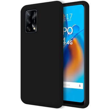 Silikonikuori Oppo A74 4G - musta