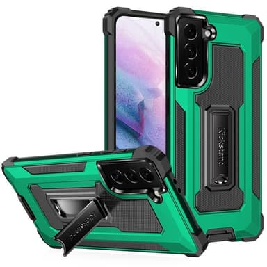 Jazz Iskunkestäva kuori 2i1 Samsung Galaxy A72 5G  - vihreä