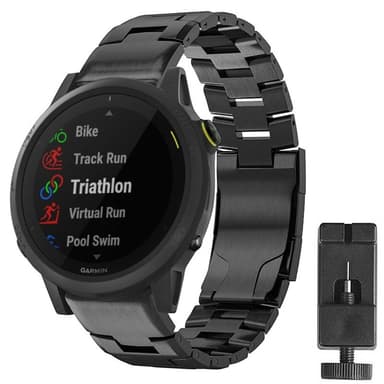 Rannekoru titaani Garmin Forerunner 745- Musta
