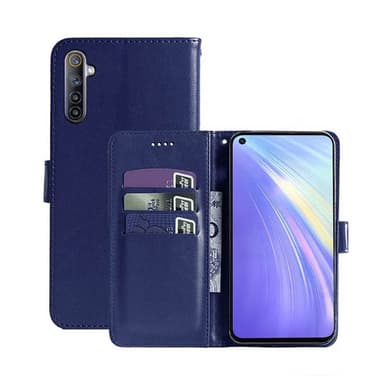 Lompakkokotelo 3-kortti Realme 6  - tumma