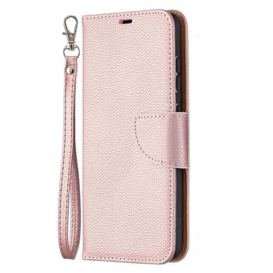 SKALO Samsung A52/A52s Premium Litchi Lompakkokotelo - Pinkki