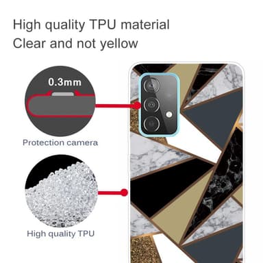 SKALO Samsung A52/A52s Marmori TPU kuori - #3